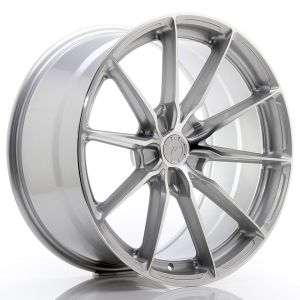 JR-Wheels JR37 Felgen 20 Zoll 10J ET25 5x112 Guss Silver Machined Face