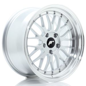 JR-Wheels JR23 Felgen 18 Zoll 9.5J ET35 5x120 Flow Form Hyper Silver Machined Lip