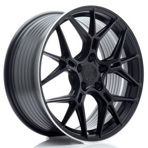 JR-Wheels JR51 Felgen 18 Zoll 8J ET45 5x112 Flow Form Satin Black, Machined Lip