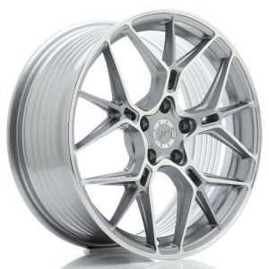 JR-Wheels JR51 Felgen 18 Zoll 8J ET45 5x112 Flow Form Silver Machined Face