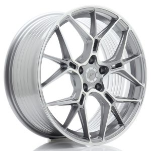 JR-Wheels JR51 Felgen 19 Zoll 8.5J ET45 5x112 Flow Form Silver Machined Face