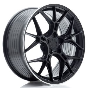 JR-Wheels JR51 Felgen 19 Zoll 8.5J ET20-45 Custom PCD Flow Form Satin Black, Machined Lip