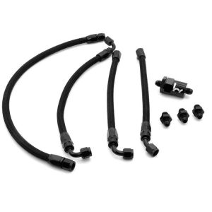 Hybrid Racing Stahlflex Benzinleitungskit K Swap Tucked Honda Civic,Del Sol,Integra