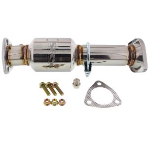 SRS Rennsport Katalysator 57mm Edelstahl Honda Civic,CRX,Del Sol