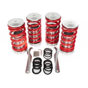 SK-Import Tieferlegungsfedern Verstellbar Rot Stahl Honda Civic,CRX,Del Sol