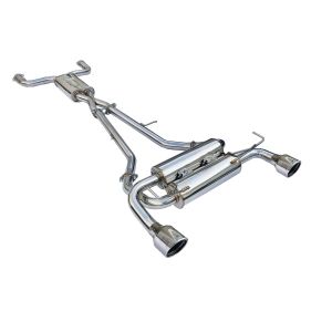 Invidia Catback System Gemini Edelstahl Doppelwandig Endrohr 63.5mm Edelstahl Nissan 370Z