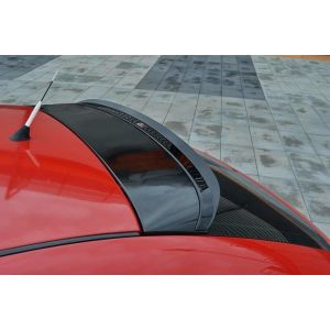 Maxton Hinten Spoilerverlängerung Schwarz Glänzend ABS Plastik Seat Leon