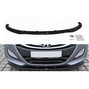 Maxton Vorne Spoilerlippe Schwarz Glänzend ABS Plastik Hyundai I30
