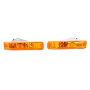 DEPO Blinker JDM Style Chrom Gehäuse Oranges Glas Honda CRX Facelift