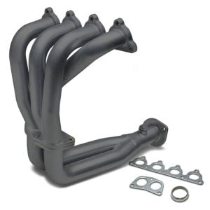 SK-Import Krümmer 4-2-1 Schwarz Stahl Honda Civic,CRX,Del Sol