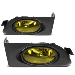 SK-Import Gelb Chrom Gehäuse Gelbes Glas Honda Civic Pre Facelift