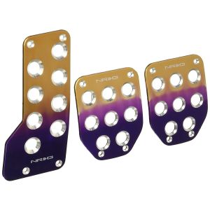 NRG Innovations Pedalset manuelles Getriebe Lila Aluminium