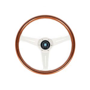 Nardi Lenkrad Eben Silber 360mm Holz