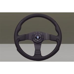 Nardi Lenkrad Eben Schwarz 350mm Leder