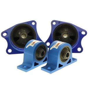 Hardrace Differentialhalterung Blau Honda S2000