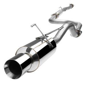 SK-Import Catback System Rolled Tip 57mm Edelstahl Honda Civic