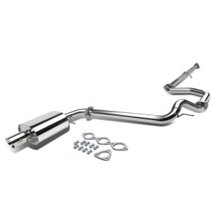 J2 Engineering Catback System Rolled Tip Edelstahl Honda Civic