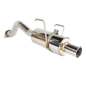 M2 Motorsport Hinten Muffler Spoon Style Poliert Edelstahl Honda Civic
