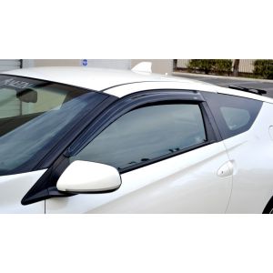 SK-Import Vorne Side Window Visor Aufkleben 3-Türer Getönt Plastik Honda CR-Z
