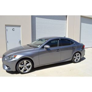 SK-Import Vorne und Hinten Side Window Visor Aufkleben 4-Türer Getönt Plastik Lexus IS