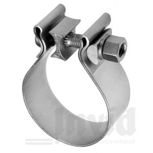 SK-Import Auspuff Schelle Silber 76mm Edelstahl