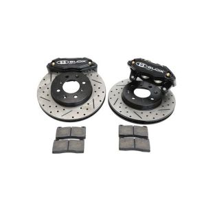 Blox Racing Vorne Big Brake Kit Tuner Series Schwarz 262mm Honda Civic,CRX,Del Sol