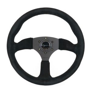 Vigor Lenkrad Spa Schwarze Kreuzstichnaht Schwarz - Schwarz 350mm Wildleder