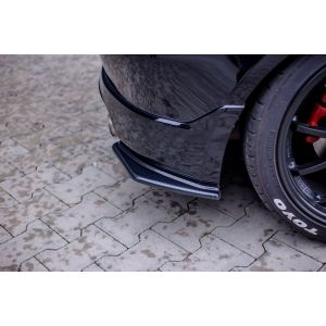 Maxton Hinten Spoilerlippe Schwarz Glänzend ABS Plastik Honda Civic Facelift