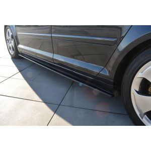 Maxton Seitenschweller Schwarz Glänzend ABS Plastik Audi A3 Facelift