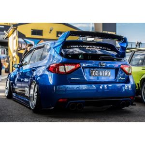 M2 Motorsport Hinten Dachspoiler Varis Style With Brakelight Unbemalt Glasfaser Subaru Impreza