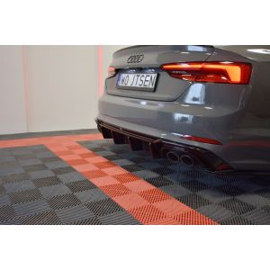 Maxton Hinten Diffusor Schwarz Glänzend ABS Plastik Audi S5