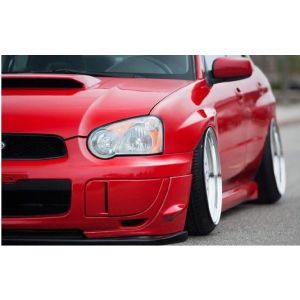PU Design Vorne Nebelscheinwerferverkleidung STI Style Schwarz Polyurethan Subaru Impreza