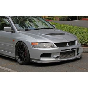 PU Design Vorne Spoilerlippe Ralliart Style Schwarz Polyurethan Mitsubishi Lancer Evolution