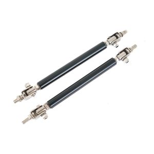 SK-Import Splitter Halterungen Schwarz Edelstahl