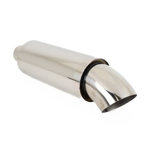 SK-Import Hinten Universal Muffler Turndown 63mm Edelstahl