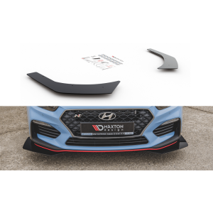 Maxton Vorne Spoilerlippe Schwarz Glänzend ABS Plastik Hyundai I30