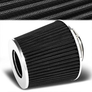 SK-Import Luftfilter Schwarz - Chrom 76mm Baumwollgaze