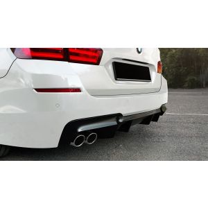 X-Form Hinten Spoilerlippe Schwarz Glänzend ABS Plastik BMW 5-serie