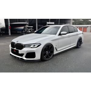X-Form Vorne Spoilerlippe Schwarz Glänzend ABS Plastik BMW 5-serie Facelift