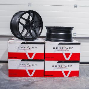 Concaver CVR5 ZWEITE CHANCE 2x 19x8,5 ET45 / 2x 19x9,5 ET42 5x130 Carbon Graphit