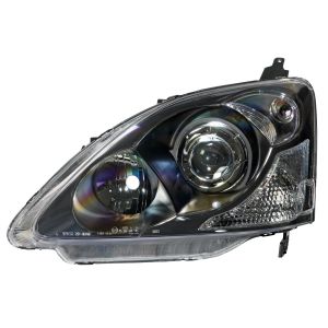 TYC Scheinwerfer Facelift Look Schwarzes Gehäuse Honda Civic