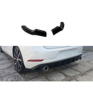 Motordrome Hinten Spoilerlippe Schwarz ABS Plastik Volkswagen Golf