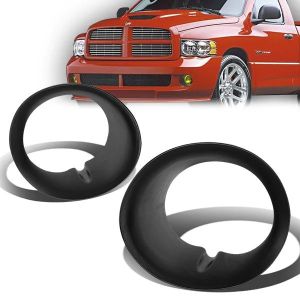 SK-Import Vorne Nebelscheinwerferverkleidung Schwarz ABS Plastik Dodge Ram