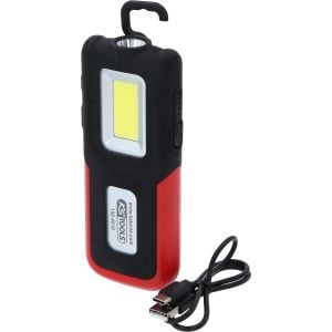KS tools 250 lumen / 500 lumen LED Schwarz ABS Plastik