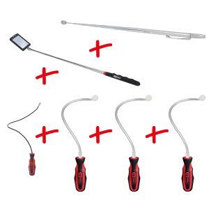 KS tools Teleskop-Magnet Halter und Inspektionsspiegel