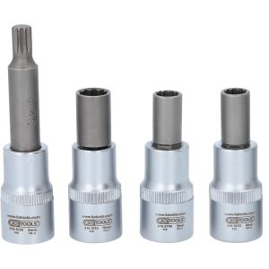 KS tools Steckschlüsselsatz Mehrteilige Aluminium-Felgen Chrom Vanadium