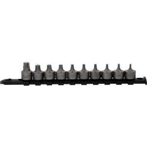 KS tools Steckschlüsseleinsatz-Set T10 – T55 Torx Stahl