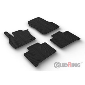 Gledring Fussmatten Schwarz Gummi Renault Zoë
