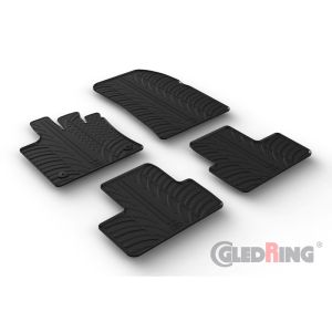 Gledring Fussmatten Schwarz Gummi Renault Captur