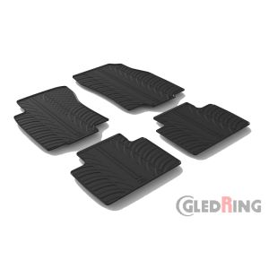 Gledring Fussmatten Schwarz Gummi Renault Koleos